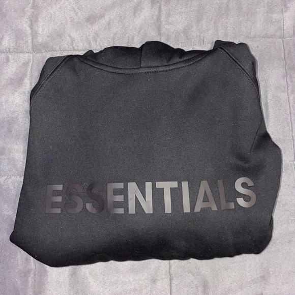Black Essentials Fear of God Hoodie size medium - Picture 1 of 4